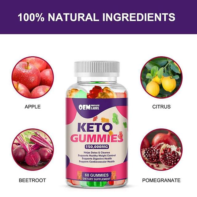 60ct Keto Diet Gummies Apple Cider Vinegar Ketogenic Bear Gummies 1pc on Productcaster.