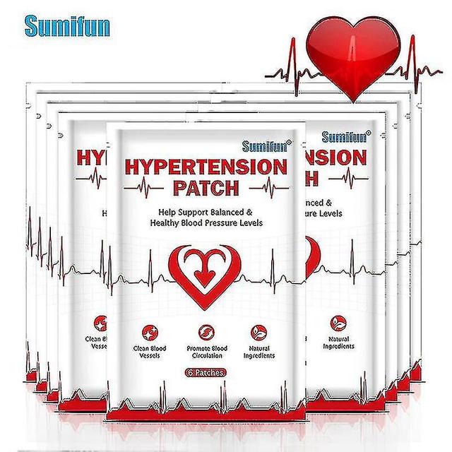 6/30/60pcs Nuevo parche de tratamiento de hipertensión Limpia Vaso sanguíneo Cuidado pegatina Reducir la presión arterial alta Yeso a base de hierb... on Productcaster.