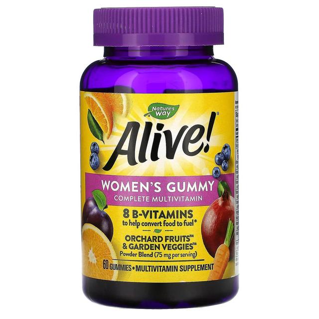 Nature's Way, Alive! Women's Gummy Complete Multivitamin, Mixed Berry Flavor, 60 Gummies on Productcaster.