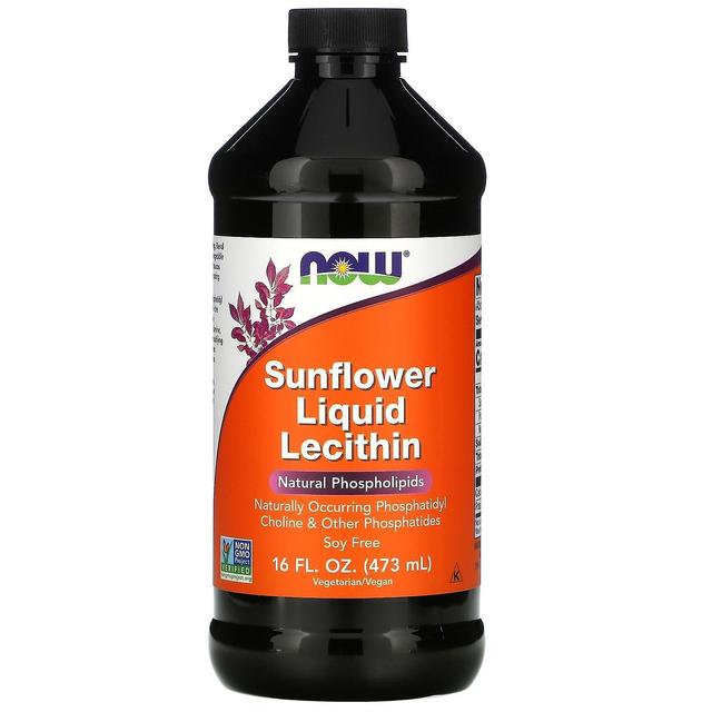 NOW Foods NU Livsmedel, Solros flytande lecitin, 16 fl oz (473 ml) on Productcaster.