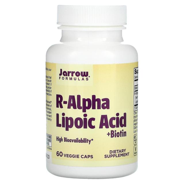 Jarrow Formulas, R-Alpha Lipoic Acid + Biotin, 60 Veggie Caps on Productcaster.