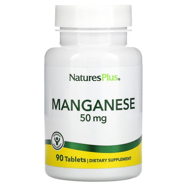 Nature's Plus NaturesPlus, Manganese, 50 mg, 90 Tablets on Productcaster.