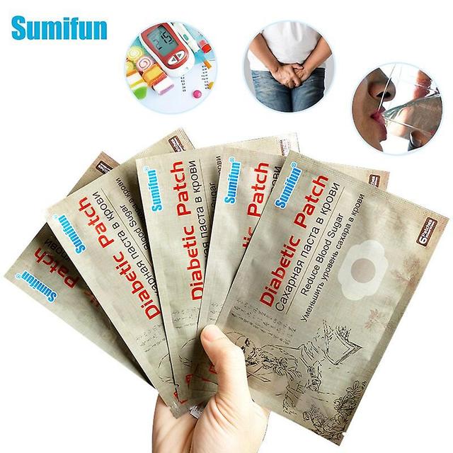 Coscelia 4 Type Of Sumifun 6pcs/bag Diabetic Patch Stabilizes Blood Sugar Balance Glucose Content Natural Herbs Diabetes Plaster 6pcs Diabete Patch2 on Productcaster.