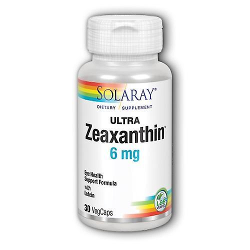 Solaray Ultra Zeaxantina,6 mg,30 Cápsulas (Pack de 4) on Productcaster.