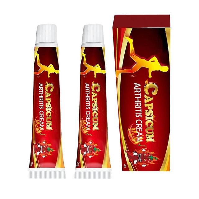 GZMYSM Chili Arthritis Cream, Joint Pain Relief Serum Arthritis Ointment For Neck, Shoulder, Lumbar Spine, Knee Sprain Body Care --H 2pcs-40g on Productcaster.