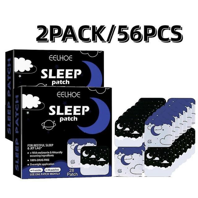 56pcs Sleep Patches Insomnia Sleep Aid Patch Decompression Improve Sleeping Plaster For Good Sleep At Home on Productcaster.