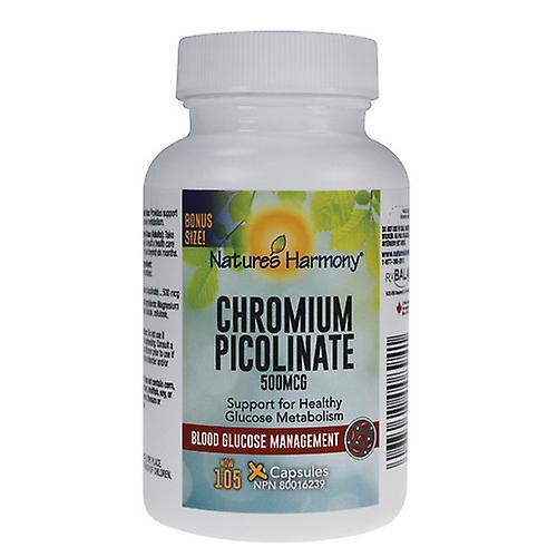 Chromium Picolinate,500 Mcg,105 Caps by Natures Harmony on Productcaster.