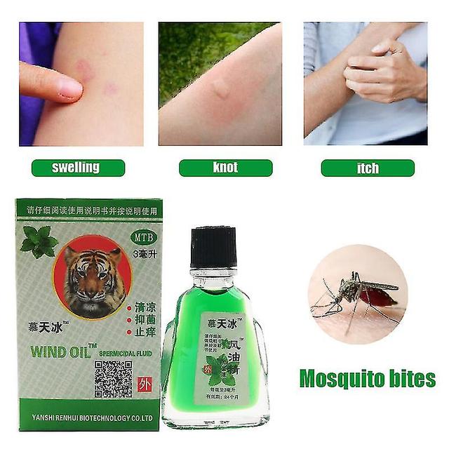 3ml óleo refrescante para dor de cabeça tontura estômago frio ahe óleo refrescante mosquito mordida reumatismo dor líquido- on Productcaster.