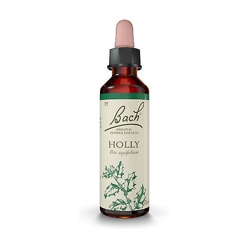 Bach Flower Essences 15 - Holly 20 ml of floral elixir on Productcaster.