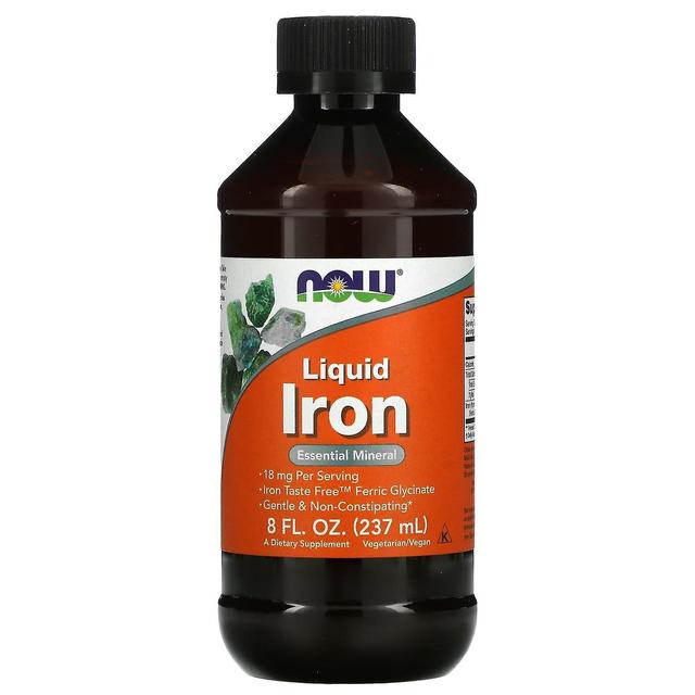 NOW Foods, Liquid Iron, 8 fl oz (237 ml) on Productcaster.