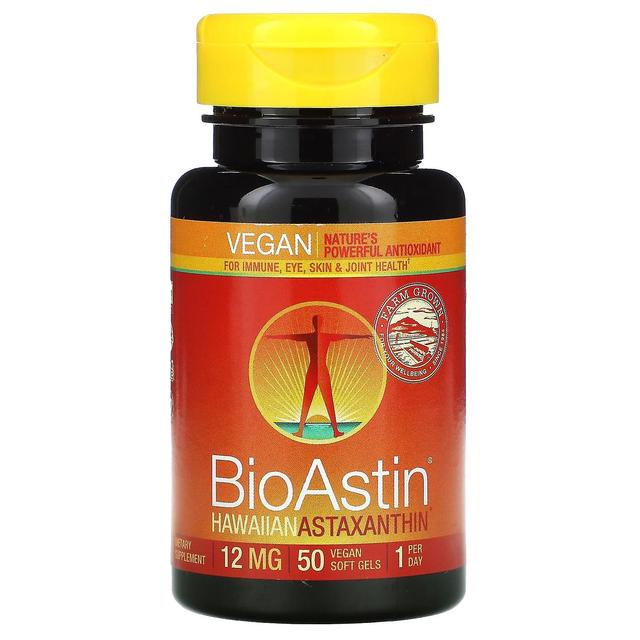 Nutrex Hawaii, BioAstin, 12 mg, 50 Vegan Soft Gels on Productcaster.