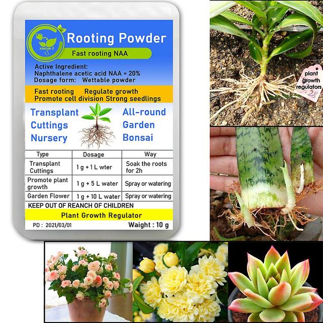 Huamade Bonsai Plant Rapid Growth Root Medicinal Hormone Regulators Growing Seedling Recovery Germination Vigor Aid Naa For Gardem on Productcaster.