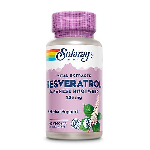 Solaray Resveratrol mit dreifacher Stärke, 60 Kapseln (Packung mit 1 Stück) on Productcaster.