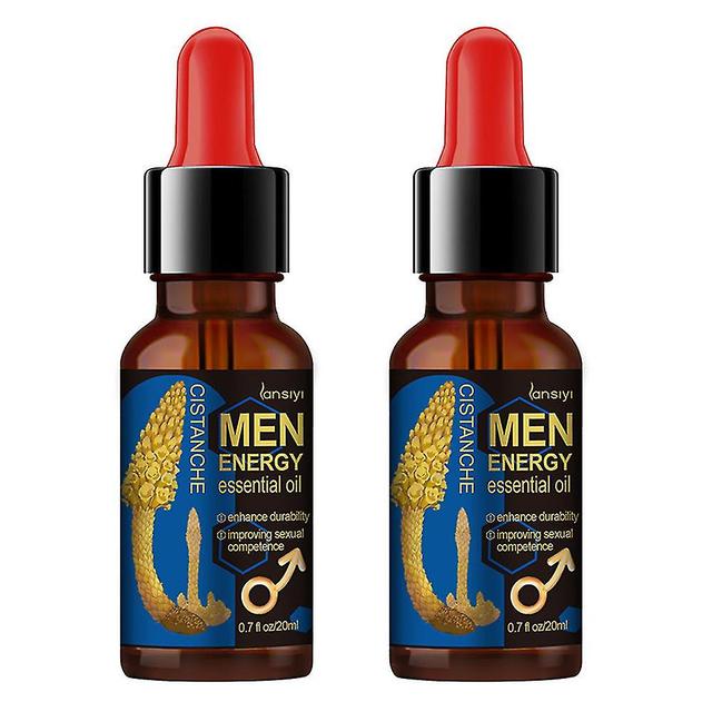 2 piezas de aceite de masaje para hombres para mejorar el crecimiento de la salud de los hombres Tamaño 2 piezas on Productcaster.