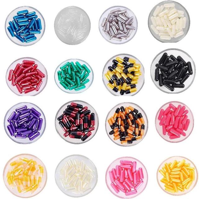 Zkdsv Brian's Articulated Deficit Capsules, Colored, Food Grade, 200 Pieces, Size 00 0 1 2 3 Random Separated Size 0 on Productcaster.