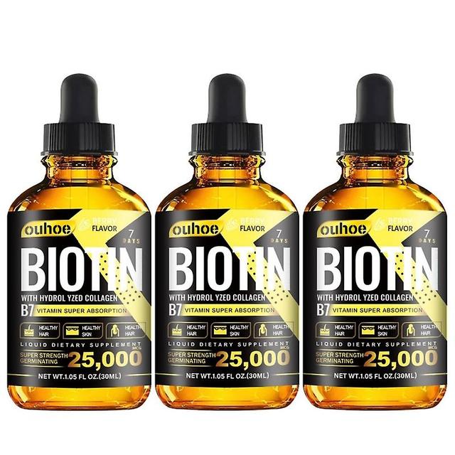 90ml Biotin hydrolysiertes Kollagen Ätherisches Öl Anti-Verlust-Nachwachsen on Productcaster.