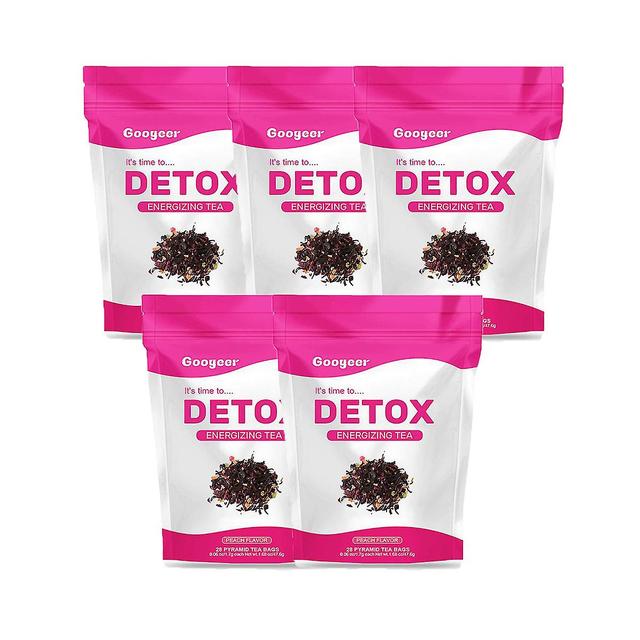 140 Stück (5 Beutel) Detox-Tee unterstützt ein gesundes Gewicht, hilft, Blähungen zu reduzieren, natürliche Energie 5 bags on Productcaster.