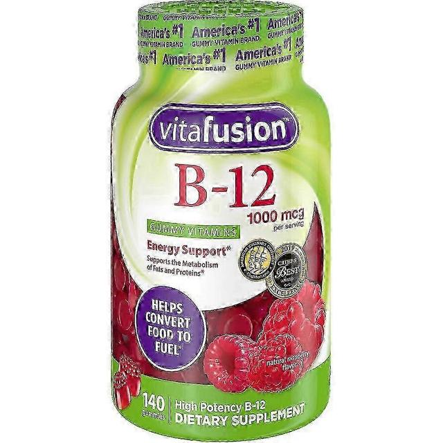 Vitafusion vitamin b-12 gummy supplement, 1000 mcg, raspberry, 140 ea on Productcaster.