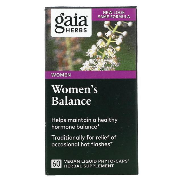 Gaia Herbs Gaia urter, kvinders balance, 60 veganske flydende phyto-caps on Productcaster.