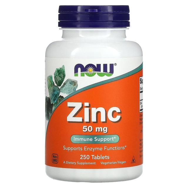 NOW Foods NOW Alimentos, Zinco, 50 mg, 250 Comprimidos on Productcaster.