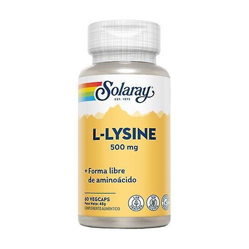 Solaray L-Lysine 60 capsules of 500mg on Productcaster.