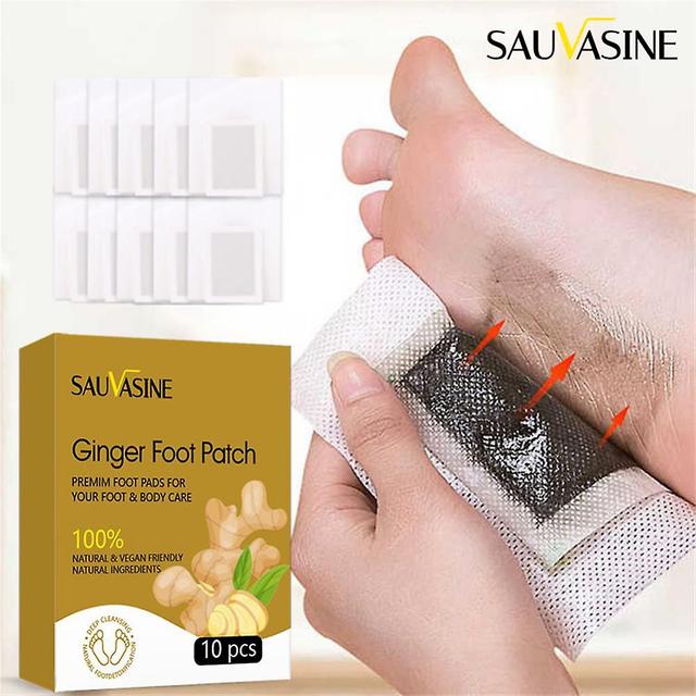 Wormwood Detox Foot Patches Feet Care Soulager le stress Aider à dormir Minceur Body Shape Pâte de pieds Toxines corporelles Nettoyage Poids 10pcs 1 on Productcaster.