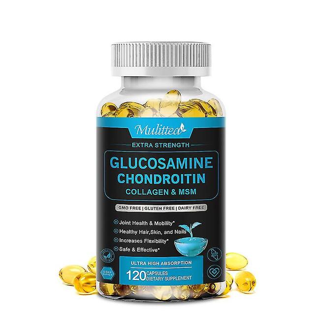 Guoguo Glucosamine Chondroitin For Joint Support&health Complex With Additional Optimsm And Collagen Peptides For Hair Skin And Nails 120pills on Productcaster.