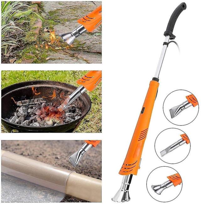 Electric Weed Killer, Weed Burner With Nozzle - Burn Weed Charcoal 2 In 1 on Productcaster.