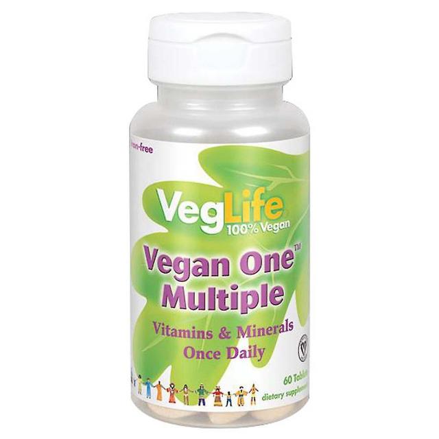 VegLife Vegan One Multiple Iron-Free, 60 Tabs (Pack of 4) on Productcaster.