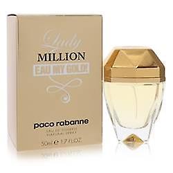 Lady million eau my gold eau de toilette spray by paco rabanne 1.7 oz on Productcaster.