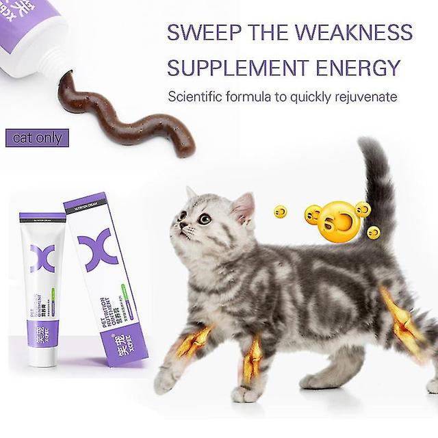 Cat Nutrition Cream For Kittens Fat increasing, hair beautifying, and gastrointestinal nutritional supplements 2.23M 1PCS on Productcaster.