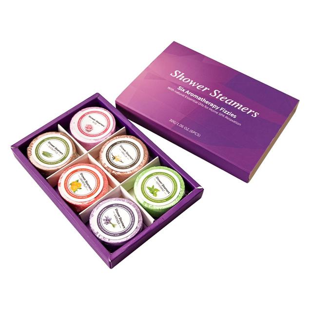 Taishh Stress Relief Aromatherapy Bathing Tablets 6-piece Dry Flower Bathing Gift White on Productcaster.