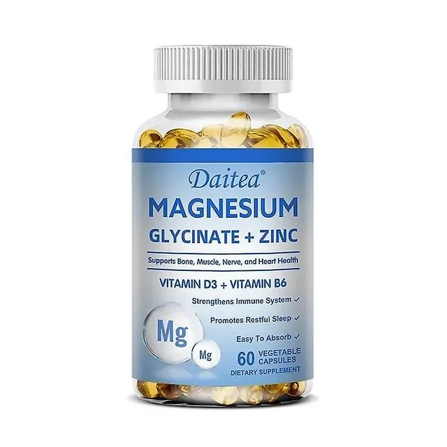 Sofirn Glycine - Magnesium and Zinc - Maximum Absorption - Bioavailable Mineral Supplement, Promotes Muscle, Bone and Nerve Health, Non-GMO 60 coun... on Productcaster.