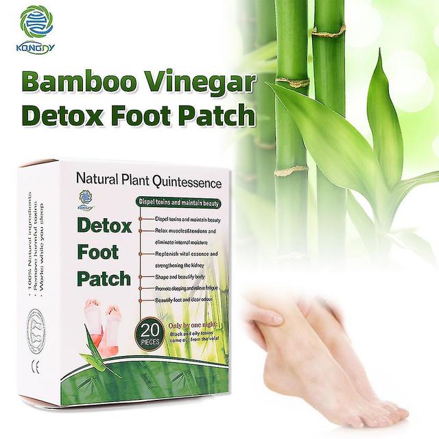 10 Bags/20 Pieces/box Feet Care Bamboo Vinegar Detox Foot Patch Improve Sleep Detox Slimming Beauty Slimming Foot Patch on Productcaster.