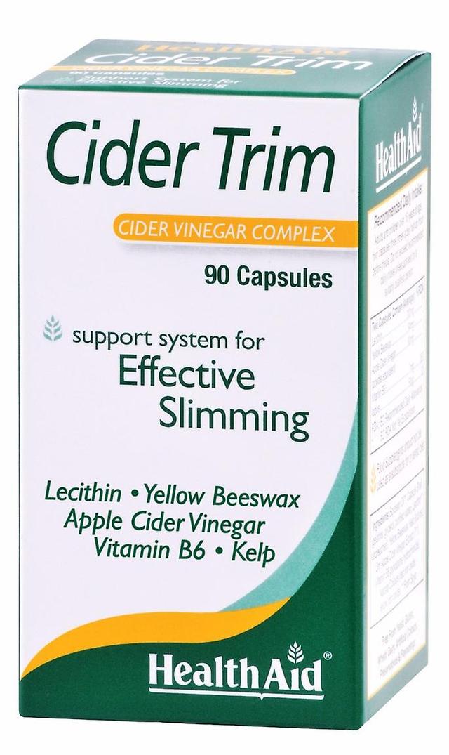 Health Aid Cider Trim (Cider Vinegar Complex), 90 Capsules on Productcaster.