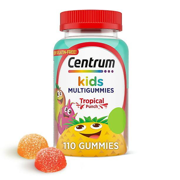 Caramelle gommose multivitaminiche Centrum kids, sapore punch tropicale con aromi naturali, 110 conteggio on Productcaster.