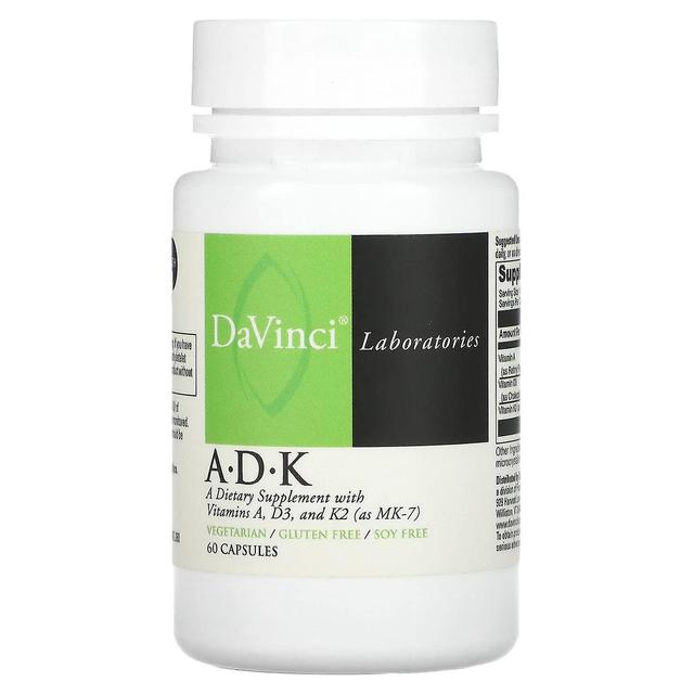 DaVinci Laboratories of Vermon DaVinci Laboratories of Vermont, A-D-K, 60 Capsules on Productcaster.