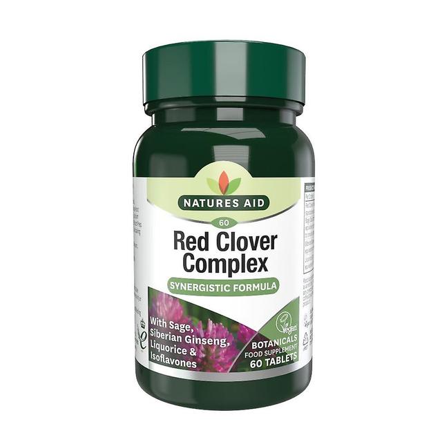 Natures aid red clover complex with sage siberian ginseng & liquorice 60's on Productcaster.