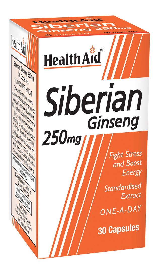 Health aid siberian ginseng 250mg 30's on Productcaster.