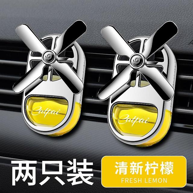 Car Aromatherapy Air Freshener Rotating Propeller Air Outlet Fragrance Car Tuyere Aromatherapy Creative Mini Auto Perfume Decor 2pc 06 Freshener on Productcaster.