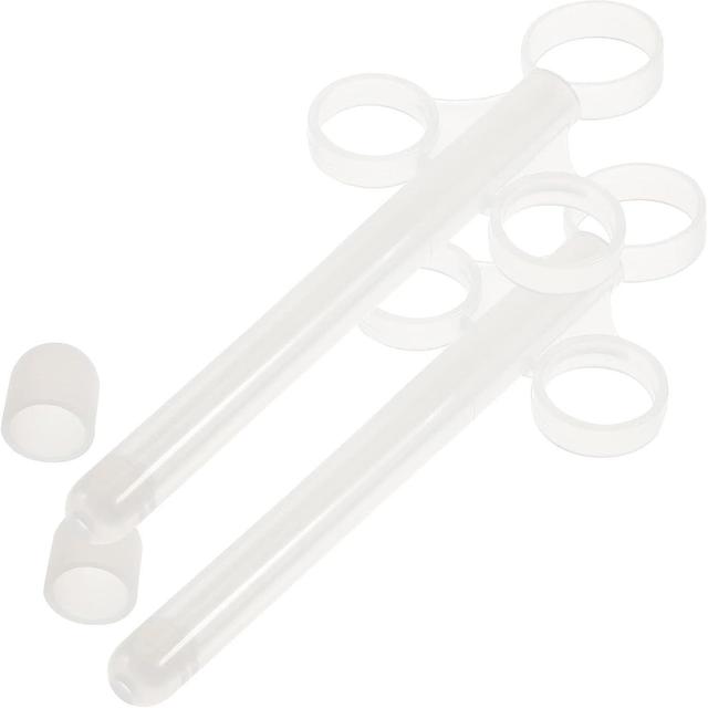 Lube Applicator Syringe, 3 Pack Lubricant Tube Applicator, Easy To Use & Clean, Reusable Tube Shoote 2PackWhite on Productcaster.