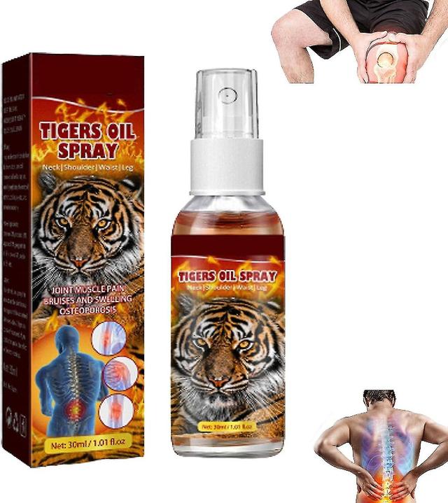 Tiger Oil Spray, Joint Body Pain Relief Spray, Massage Oil For Muscle Pain & Arthritis, Tiger Oil Spray For Articular Arthritis Rheumatic Pain 1 pcs on Productcaster.