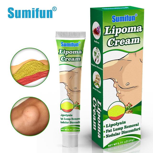 Bzix 20g/pcs Creme de remoção de lipoma Sumifun Contra Papules de Unidade Adiposa Hiperplasia Tecido Hiperplasia Detox Cuidado de Saúde on Productcaster.