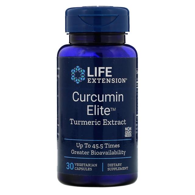 Life Extension Estensione della vita, Curcumina Elite, Estratto di Curcuma, 30 Capsule Vegetariane on Productcaster.