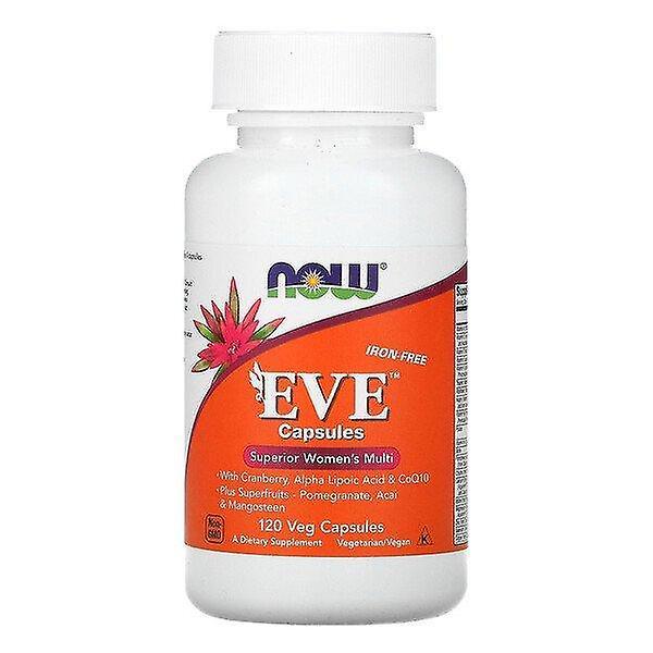 Now Foods, Eve Capsules, Superior Women's Multi, Sem Ferro, 120 Veg Cápsulas on Productcaster.