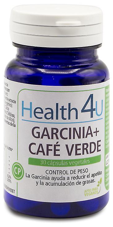 Health 4U Garcinia + Green Coffee 820mg 30 Vegetable Capsules on Productcaster.