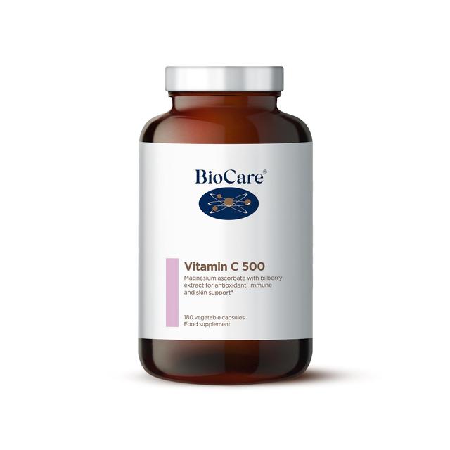 Biocare Vitamina C 500mg (mag ascorbate & bilberry) Sin cítricos, 180 Cápsulas Veg on Productcaster.