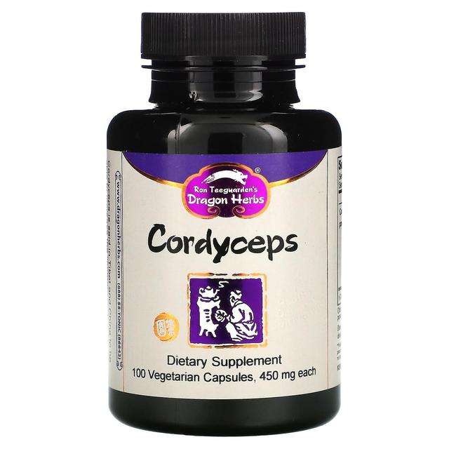 Dragon Herbs ( Ron Teeguarden ), Cordyceps, 450 mg, 100 Vegetarian Capsules on Productcaster.