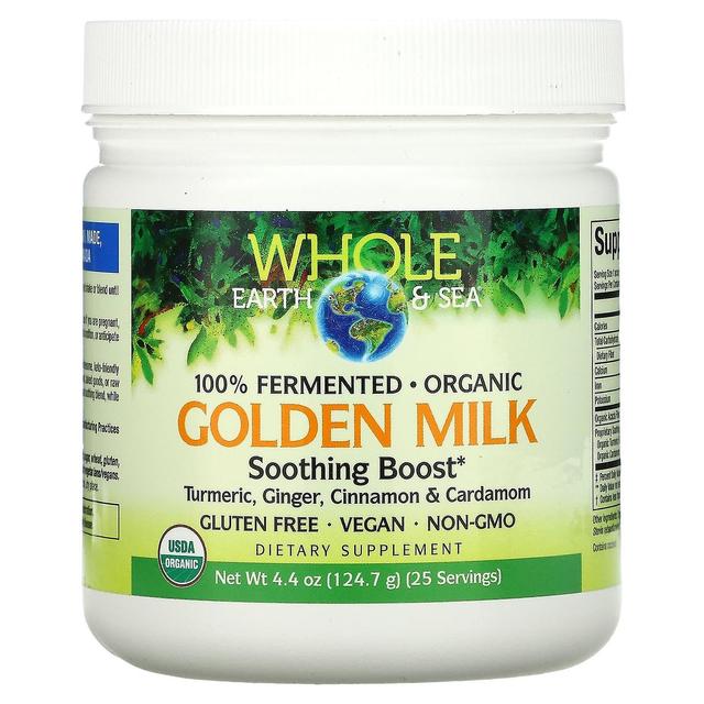 Natural Factors, Whole Earth & Sea, Golden Milk Soothing Boost, 4.4 oz (124.7 g) on Productcaster.