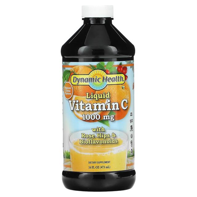 Dynamic Health, Liquid Vitamin C, Natural Citrus , 1,000 mg, 16 fl oz (473 ml) on Productcaster.